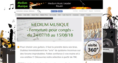 Desktop Screenshot of medium-musique.mlinet.fr